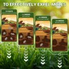 YOOYHHOME Solar Powered Mole Repellent - 3 Modes, IPX7 Waterproof,