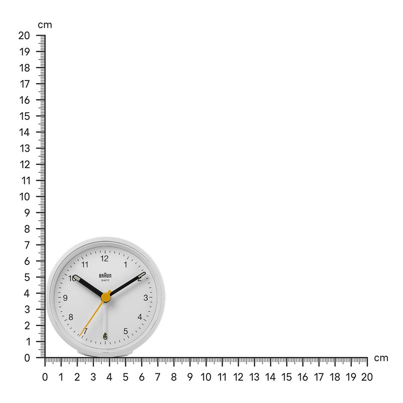 Braun Classic Analogue Alarm Clock with Snooze and Light, Quiet