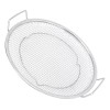 generic Cesta De Frutas De Acero Inoxidable Malla Metálica Plateada