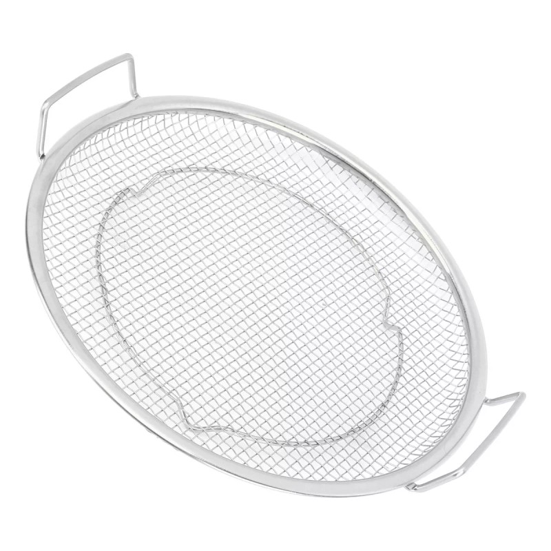 generic Cesta De Frutas De Acero Inoxidable Malla Metálica Plateada