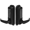 Souyou Upgrade Keyless Door Lock with Handle, Stainless Steel Waterproof