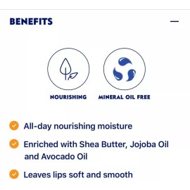 Nivea Vanilla Buttercream Lip Balm (Lot of 2) New/Sealed Fresh Free Shipping