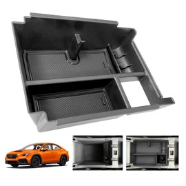 EUEKY 2024 WRX Center Console Organizer Tray Compatible for 2022 2023 2024 Subaru WRX CVT Center Console Armrest Storage Box for Subaru WRX Accessories 2022 2023 2024