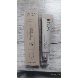 FREEORR Mineral Eye Sunscreen Cream, 3-in-1 Anti-Aging Sunscreen Eye Treatment Cream, SPF 35, Mineral Under Eye Cream for Smooth Eye Lines Cover Dark Circles, 03