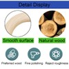 4 Inch Width Wooden Rings 10PCS for Macrame, Jewelry Making,