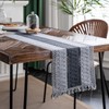 Weldomcor Macrame Table Runners Woven Rustic Table Runner Cotton Linen