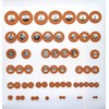 53 Saxophone Pads for Tenor Saxophone - Universal Set -