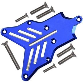 Aluminium Alloy Rear Skid Plate 9536 Chassis Protector Guard Armor for Traxxas 1/8 Sledge Monster Truck 95076-4 - Blue
