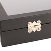 Ring Display Case Organizer with Transparent Lid 100 Slot Jewelry