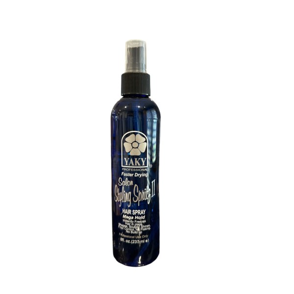 Yaky Professional Faster Drying Salon Styling Spritz II Mega Hold
