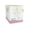 ORGANYC Hypoallergenic 100% Organic Cotton Panty Liners, 24-count Boxes (Pack
