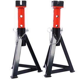 3 Ton Jack Stand for Garages, 6600 Lbs Capacity Low Profile Lifting Stand with 10 Type Adjustable Heights Auto Repair Shop Axle Lift Stands for SUV Truck RV, Heavy Duty Steel Jack Auto Stands, 1 Pair
