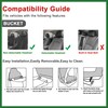 Motoforti High Back Bucket Auto Car Seat Cover,Polyester, Green Long-lasting