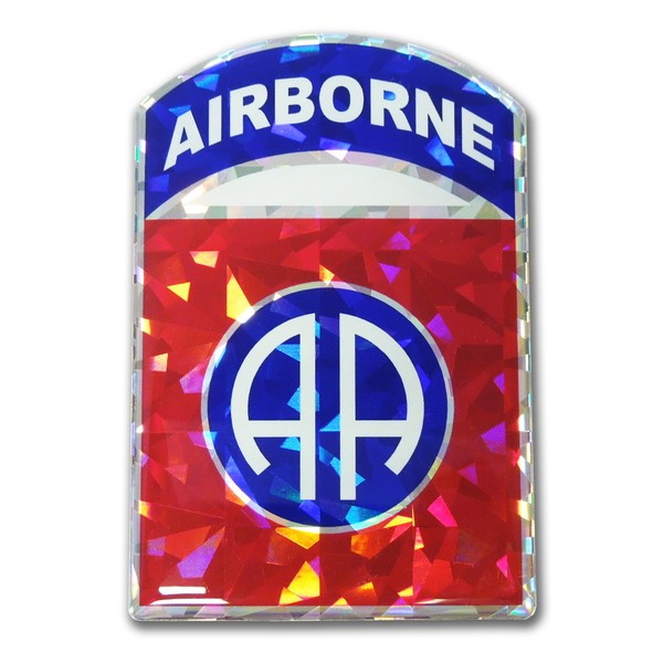 U.S. Army 82nd Airborne Red 3D Reflective Decal