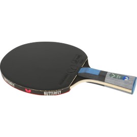 Butterfly® DANG QIU DQX2 Tischtennisschläger | Tischtennis Racket Bat | ITTF zugelassen | Ergo Grip | 1,8 mm Pan Asia Belag | perfekte Balance Spin, Speed & Kontrolle | konkave Griffform | für geübte