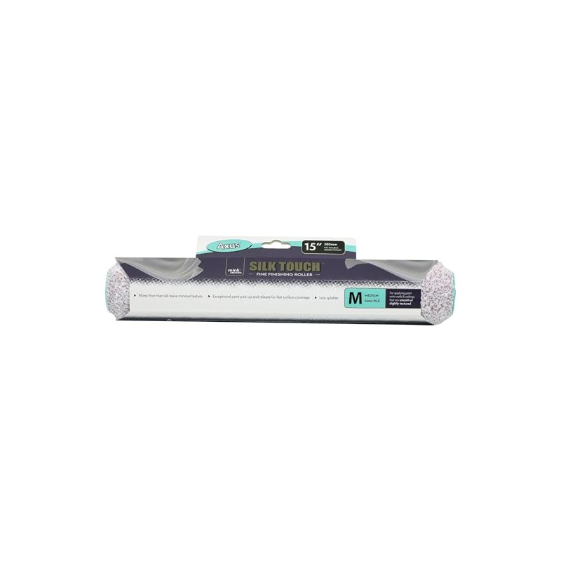 AXUS - Silk Touch 15" Roller Sleeve - Medium Pile