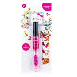 Lukky Nail Design Pen 3-in-1 (6 ml) (Fuchsia)
