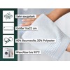 ZOLLNER Set of 20 Wash Mitts 16 x 22 cm