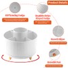 360° Rotating Desk Pencil Holder with 5 Compartments