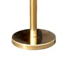 Gold Crown Top Decorative Rope Safety Queue Stanchion Barrier in
