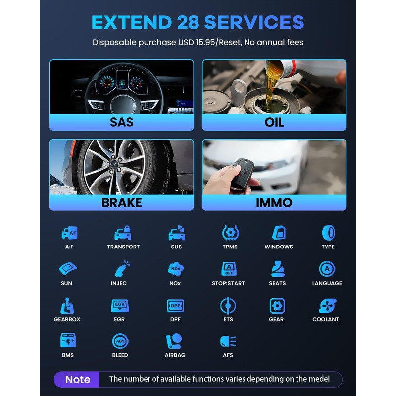 mucar CDE900 2+32G OBD2 Scanner Universal OBD II Code Reader,