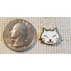 Unbranded Happy White Cat Rimmed Face Magnetic Needle Minder Cross