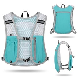 Running Vest for Men and Women, Ultralight Running Backpack, Breathable Hydration Backpack for Running, Cycling, Hiking