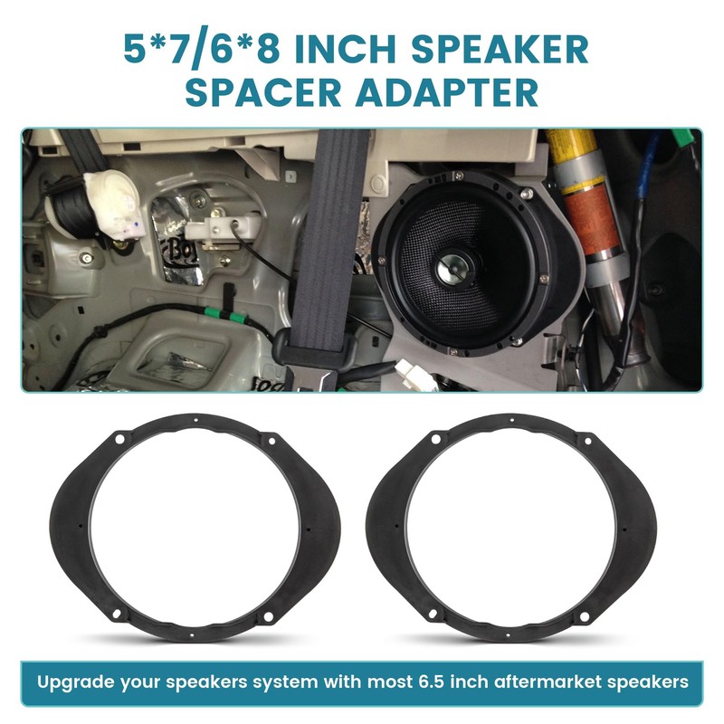 NuIth 5x7 or 6x8 to 6.5” Front Rear Door Speaker