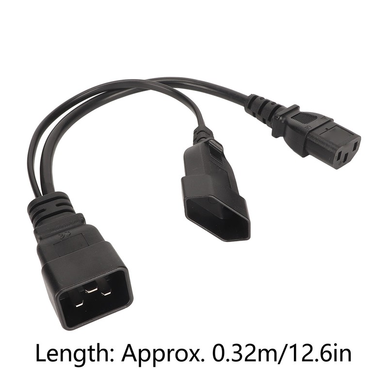 IEC320 C13 and to IEC320 C20 Power Cord IEC320 C13