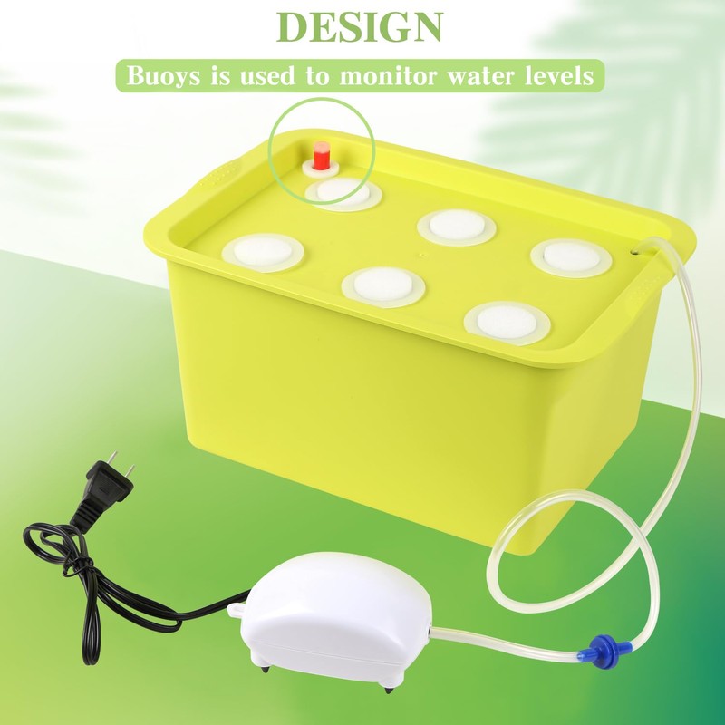 Aunifun Hydroponics Grower Kit Hydroponic SystemSelf Watering Indoor Hydroponics Tools