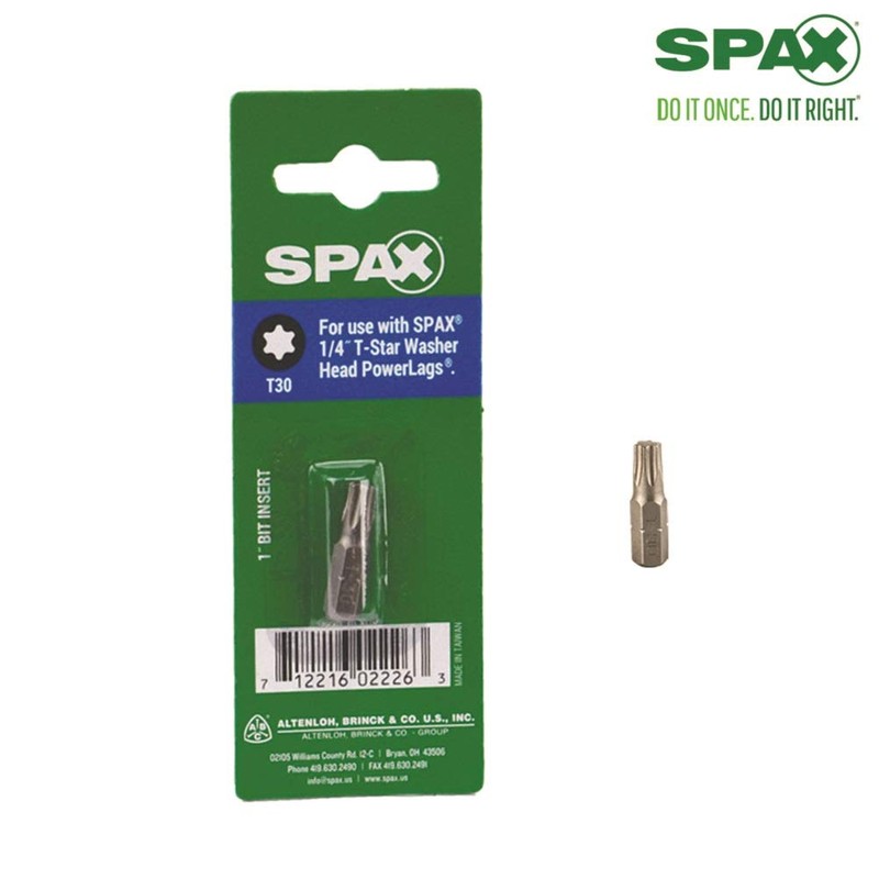 SPAX 5000002016309 BIT Screws, T30