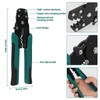812Pcs Pin Connector Kit with Crimping Pliers - Terminal Pin