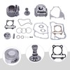 YIPONYT GY6 180cc Cylinder Head Kit, Engine Rebuild Kit Big