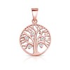 DTPsilver® 925 Sterling Silver Rose Gold Plated Tree of Life