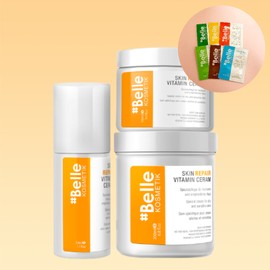Shop Belle Skin Repair Vitamin Cream 50ml + Additional Sample Inner Tightening Moisture Elasticity Cream / 샵벨르 스킨 리페어 비타민크림 50ml +추가샘플 속당김 수분 탄력크림