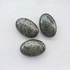 Sunshcat Natural Dragon Blood Jasper Oval Shaped Palm Crystal and