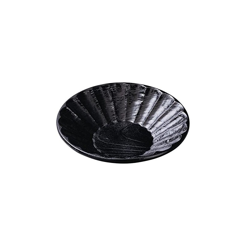 Fukui Craft 81015430 4 Inch Chrysanthemum Chisel Tea Holder Black