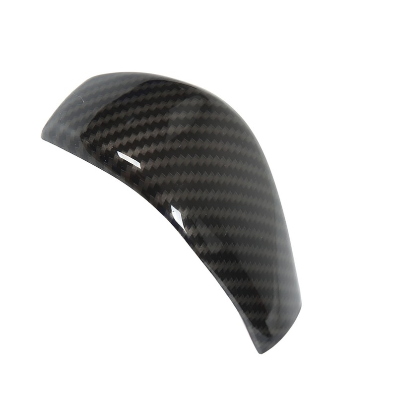 Carbon Fiber Style Gear Shift Head Cover Trim Car Modification