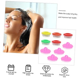 minkissy Sets Scalp Care Hair Massager Shampoo Brush Scalp Massager Exfoliating Brush Clean Pcs