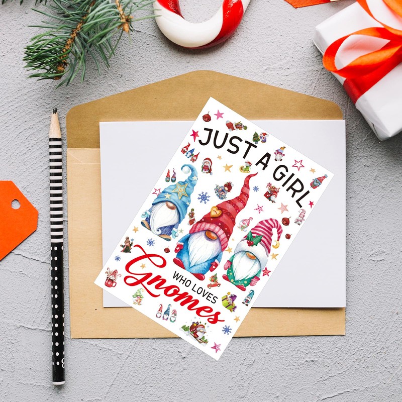 Luvsweets 3Pcs Gnomes Gifts for Women, Just a Girl Who