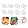 ULTECHNOVO 200 Pcs Eyeglass Gaskets Washers for Rimless Frames for