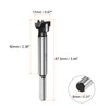 sourcing map Forstner Drill Bit 17mm / 11/16" K30/C1 Tungsten