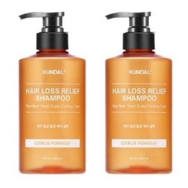 [Kundal] Kundal Brewer's Yeast Hair Loss Shampoo Citrus Pomelo 500ml 1+1 Total 2 / [쿤달] 쿤달 맥주효모 탈 모샴푸 시트러스포멜로 500ml 1+1 총 2개