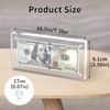 Currency Display, Dollar Bill Money Display Frame Acrylic Thickened Holder