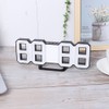 Digital LED Large 3D Table Hanging Wall Clock Alarm Snooze