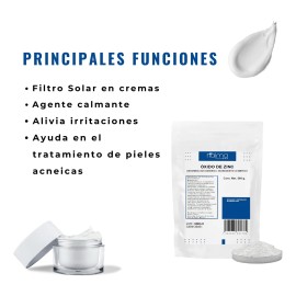 Oxido De Zinc 500 G (uso Cosmético)