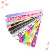 WOONEKY 30pcs Double-sided Nail Files Creative Printed Sanding Blocks for