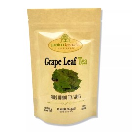 Undisclosed Grape Leaf Tea by Palm Beach Herbals | 30ct, Caffeine-Free