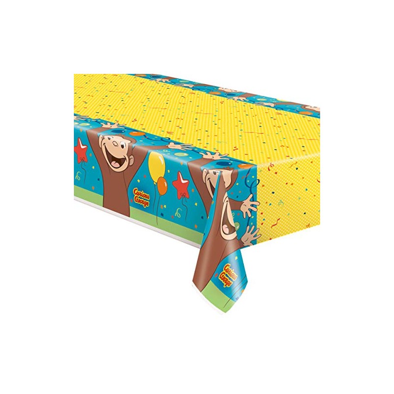 Unique Curious George Party Supplies Bundle Pack Includes 2 Plastic