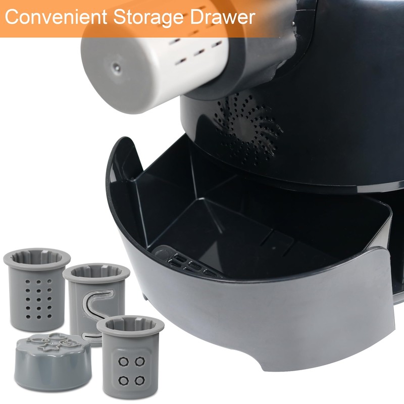 Electric Pasta Maker Machine with 9 Noodle Shapes – Automatic